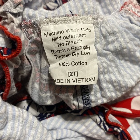 🔥4/20! Millie jay 4th of July dress. Size 2T - Picture 5 of 8